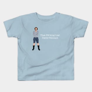 Staged David Tennant liar Kids T-Shirt